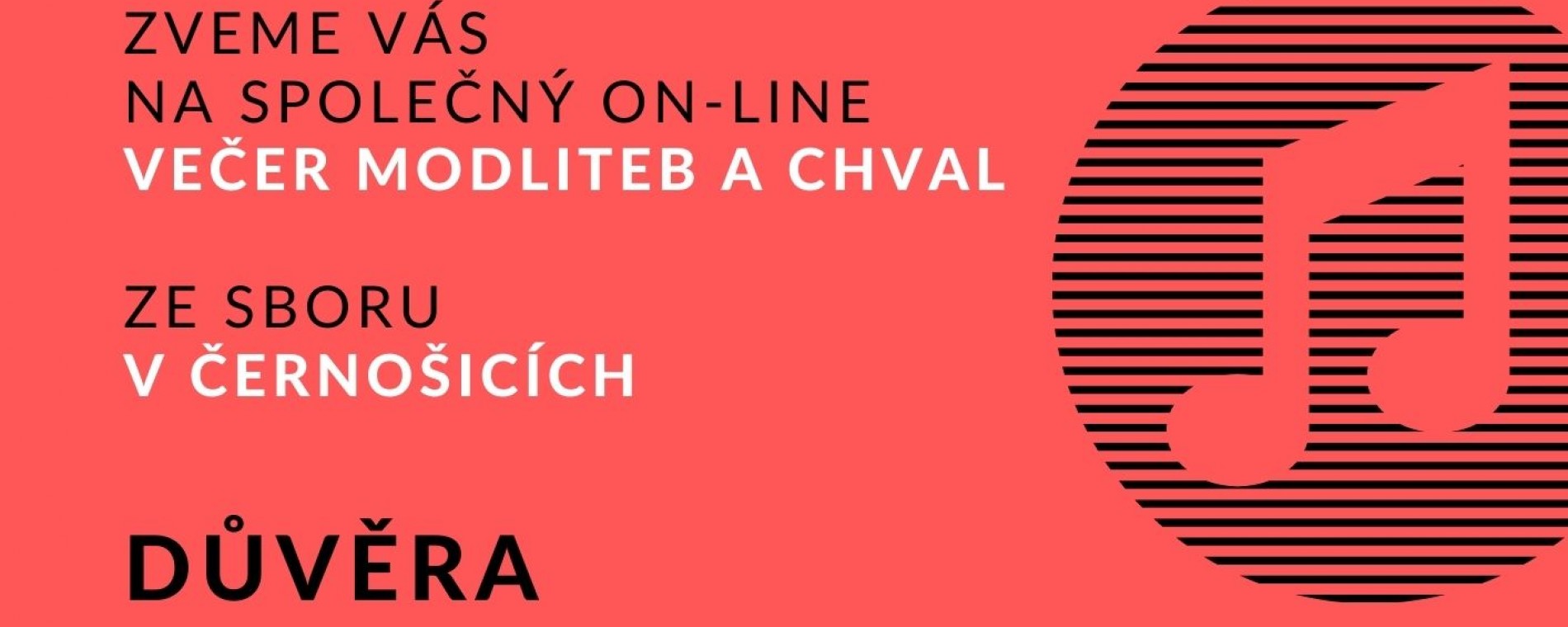 Společný on-line večer modliteb a chval Církve bratrské
