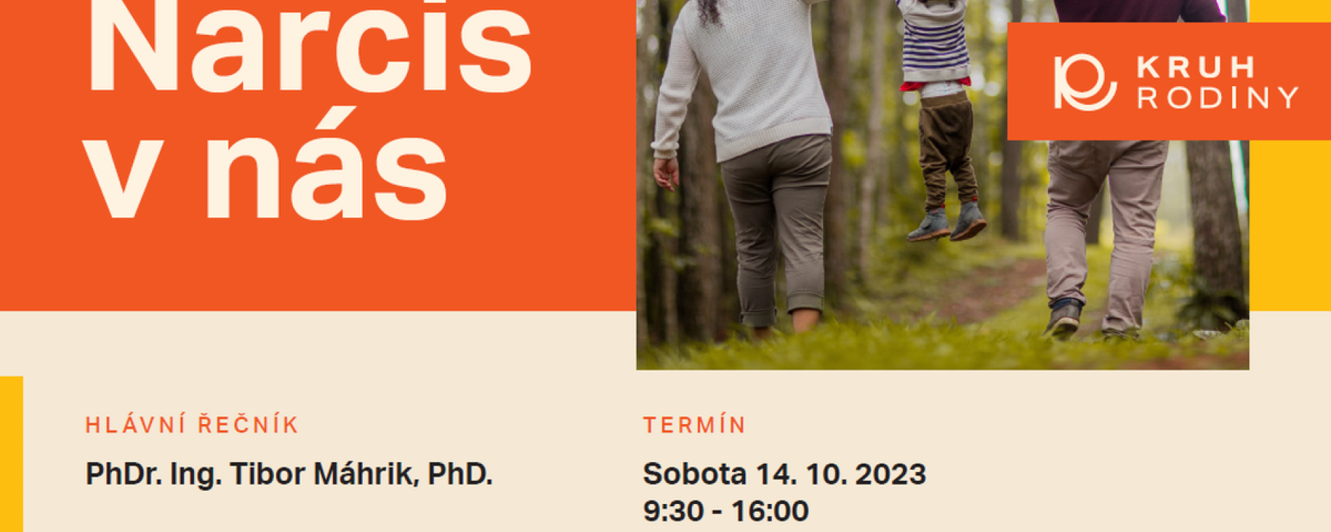 Konference pro rodiny na téma Narcis v nás
