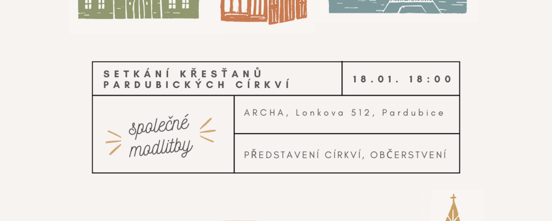 Setkání křesťanů pardubických církví