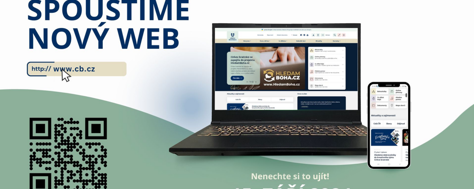 Nový web Církve bratrské