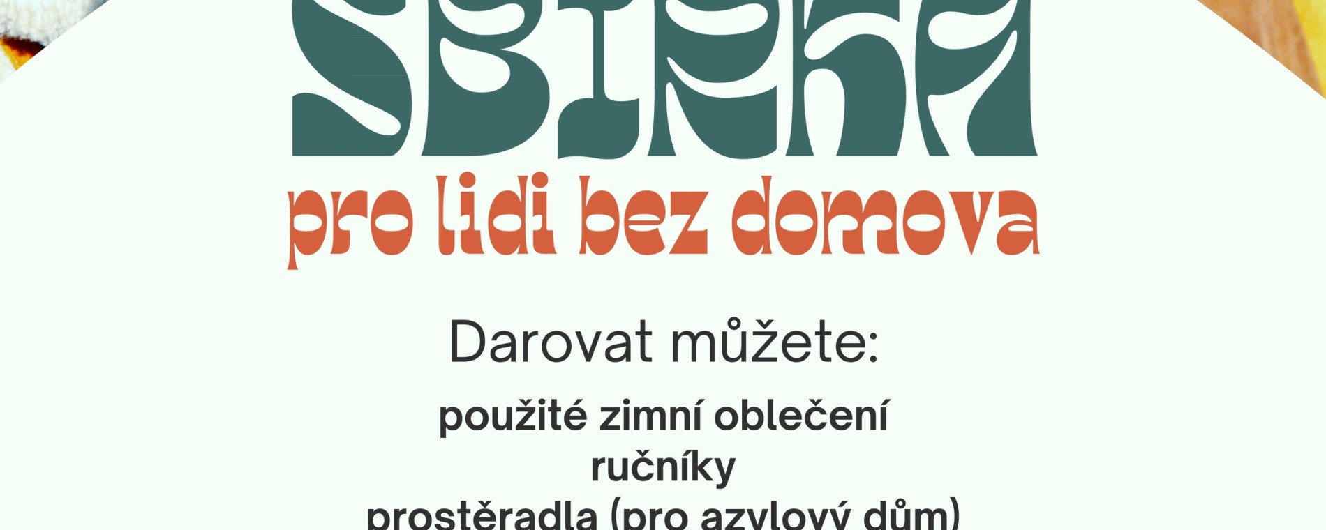 Sbírka pro lidi bez domova