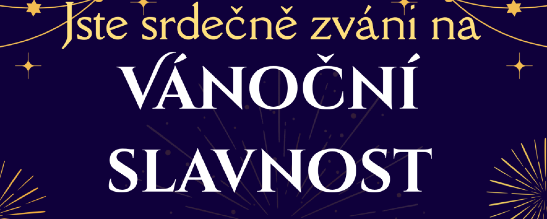 Vánoční slavnost s vystoupením dětí