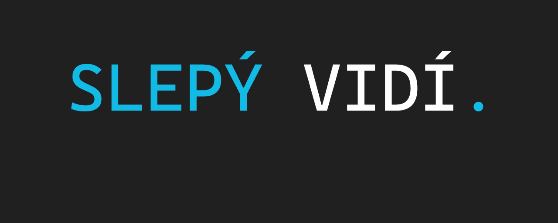 Slepý vidí